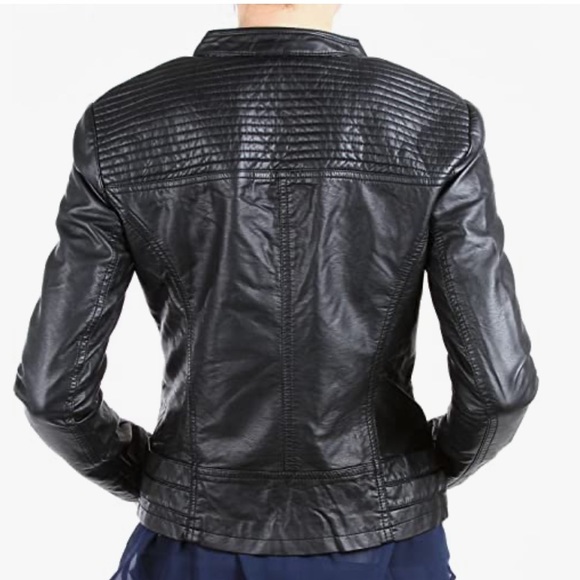 🛍 2/$25 ONLY Vegan Leather Moto Jacket - Picture 2 of 14